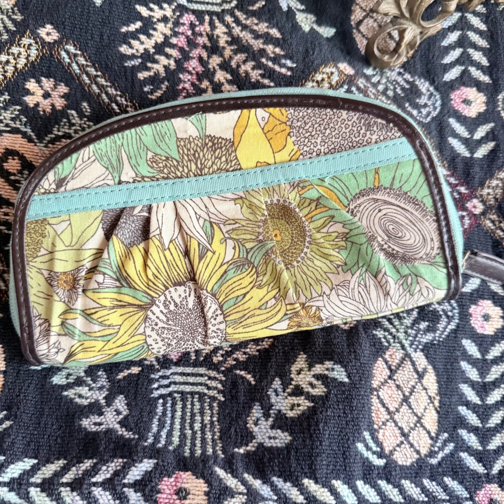 Liberty of London for Target Floral Zip Wallet - Sunflower Print Mint & Yellow